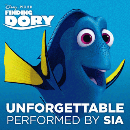 Sia “Unforgettable” (Portada oficial del sencillo)