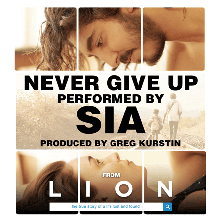 Sia “Never Give Up” (Estreno del Video Lírico)