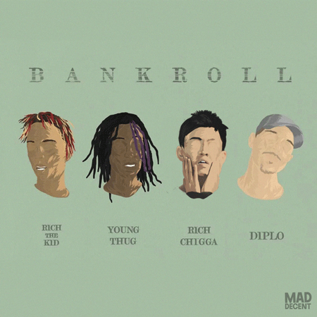 Diplo “Bankroll” ft. Rich the Kid, Rich Chigga & Young Thug (Estreno)