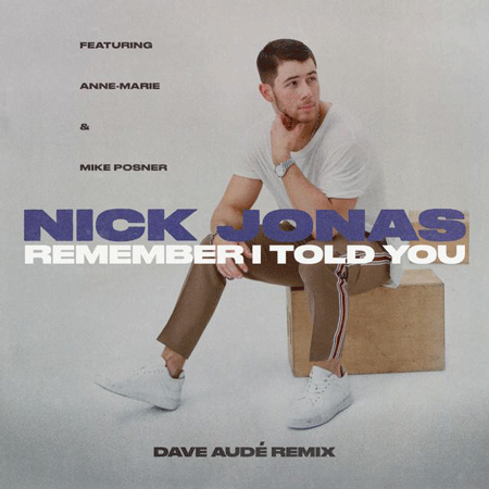 Nick Jonas “Remember I Told You” (Estreno del Remix de Dave Audé)