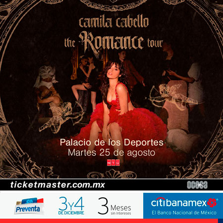 ¡Camila Cabello llega a México con su gira “The Romance Tour”!